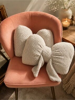 Plush chenille Accent set of 2 Pillows in light green